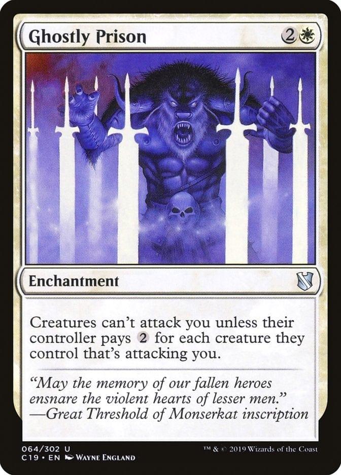 Magic: The Gathering MTG Single Ghostly Prison [Commander 2019]