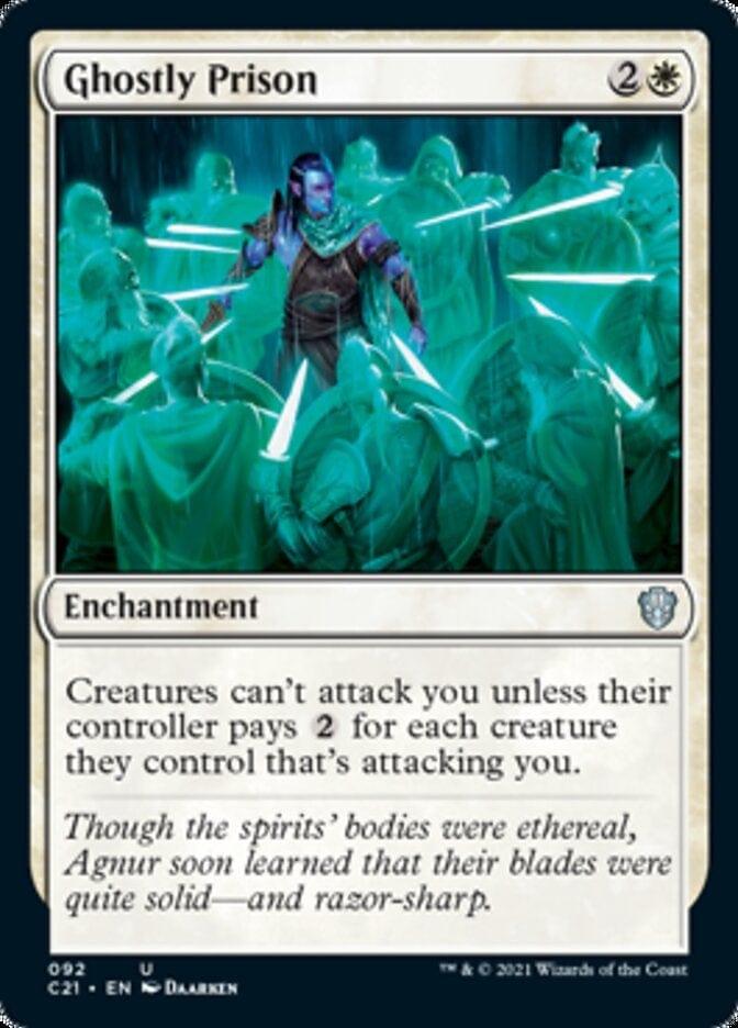 Magic: The Gathering MTG Single Ghostly Prison [Commander 2021]