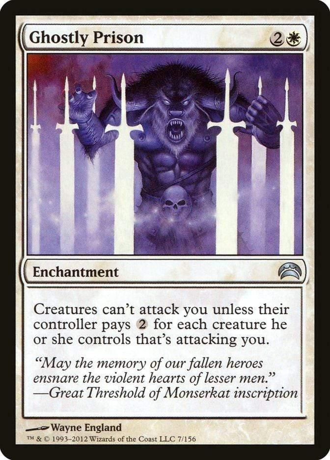 Magic: The Gathering MTG Single Ghostly Prison [Planechase 2012]