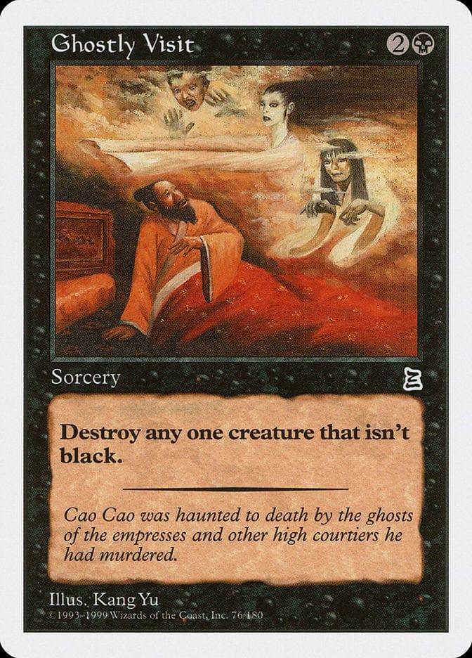 Magic: The Gathering MTG Single Ghostly Visit [Portal Three Kingdoms]