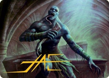 Magic: The Gathering MTG Single Ghoul Art Card (Gold-Stamped Signature) [Dungeons & Dragons: Adventures in the Forgotten Realms Art Series]