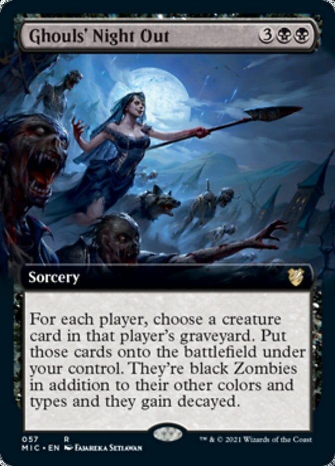 Magic: The Gathering MTG Single Ghouls' Night Out (Extended) [Innistrad: Midnight Hunt Commander]