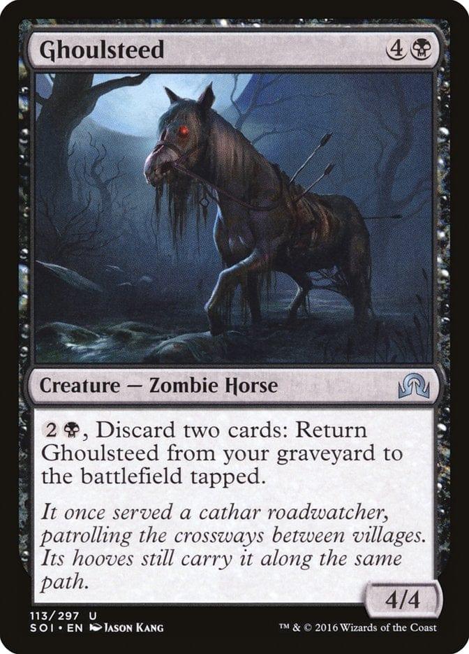 Magic: The Gathering MTG Single Ghoulsteed [Shadows over Innistrad]