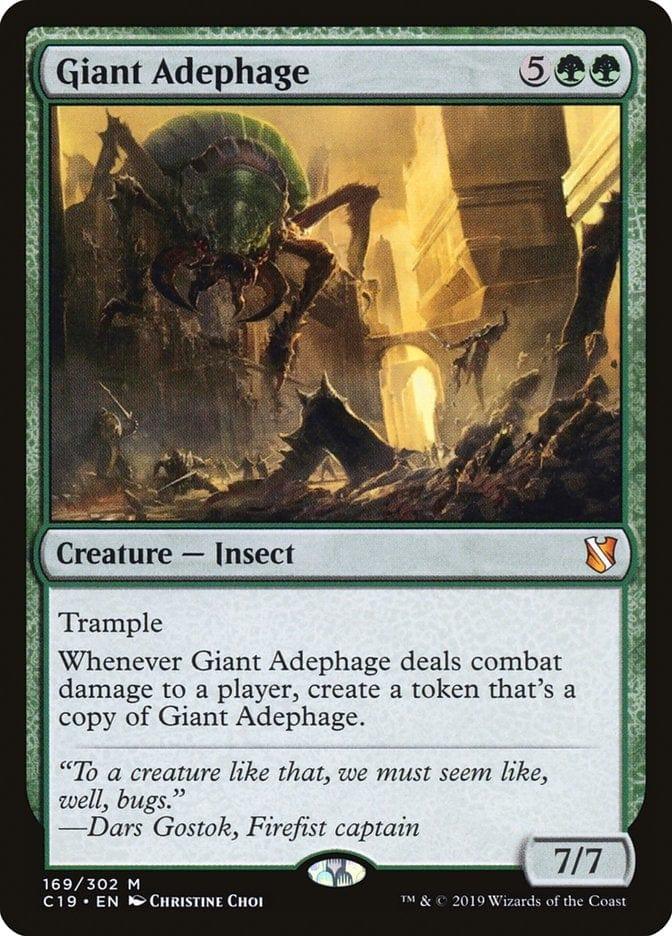 Magic: The Gathering MTG Single Giant Adephage [Commander 2019]