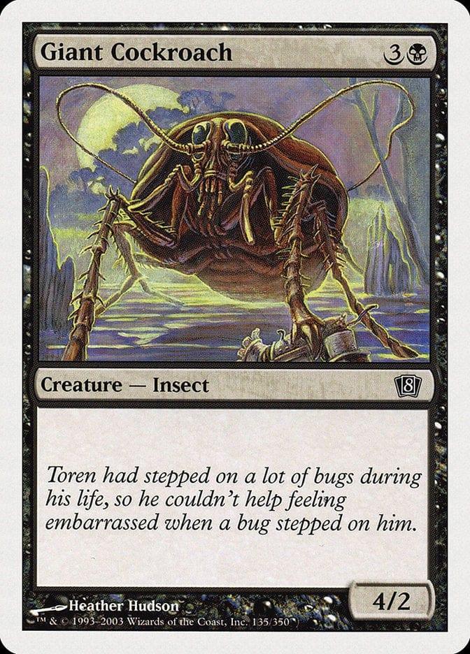 Magic: The Gathering MTG Single Giant Cockroach [Eighth Edition]