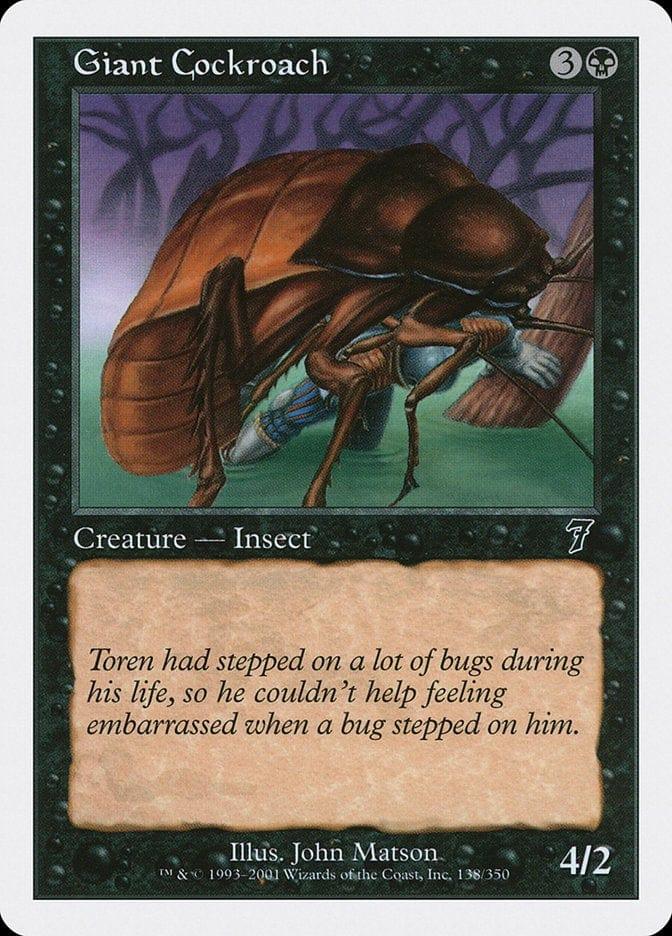 Magic: The Gathering MTG Single Giant Cockroach [Seventh Edition]