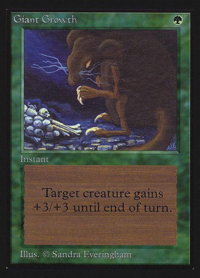 Magic: The Gathering MTG Single Giant Growth [Collectors’ Edition]