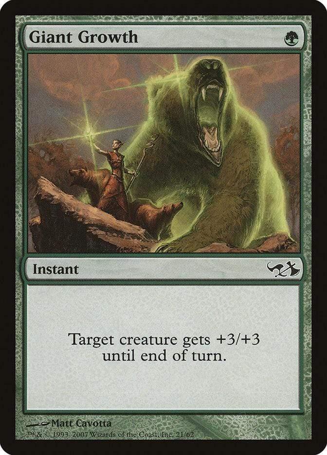 Magic: The Gathering MTG Single Giant Growth [Duel Decks: Elves vs. Goblins]