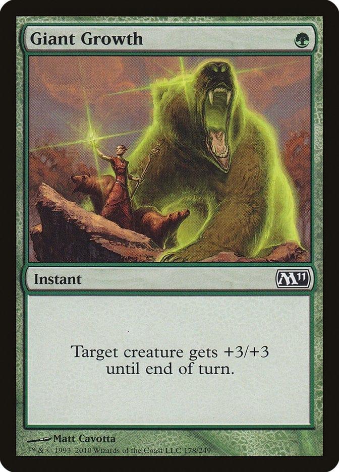 Magic: The Gathering MTG Single Giant Growth [Magic 2011]