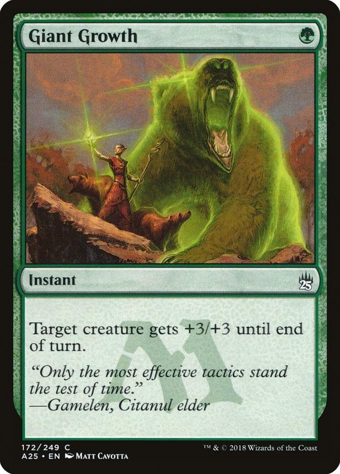 Magic: The Gathering MTG Single Giant Growth [Masters 25]