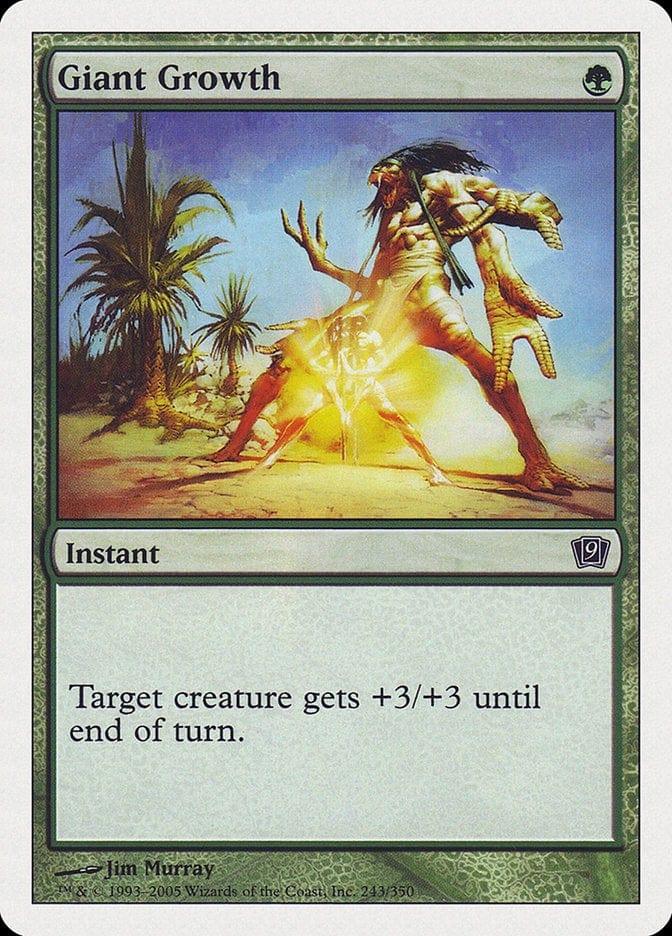 Magic: The Gathering MTG Single Giant Growth [Ninth Edition]