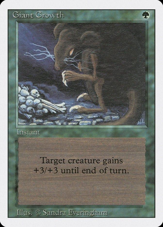Magic: The Gathering MTG Single Giant Growth [Revised Edition]