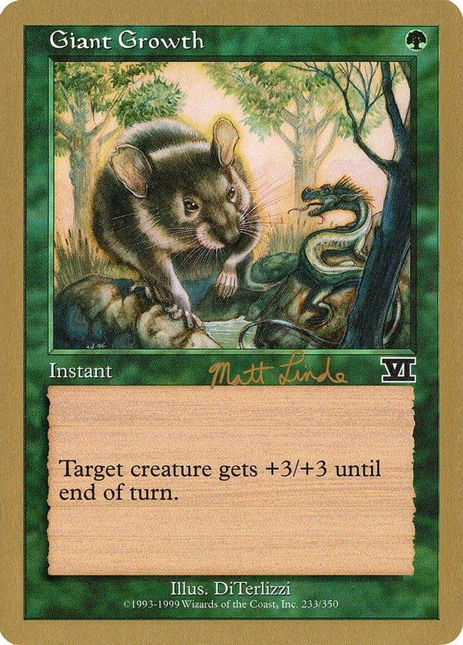 Magic: The Gathering MTG Single Giant Growth [World Championship Decks 1999]