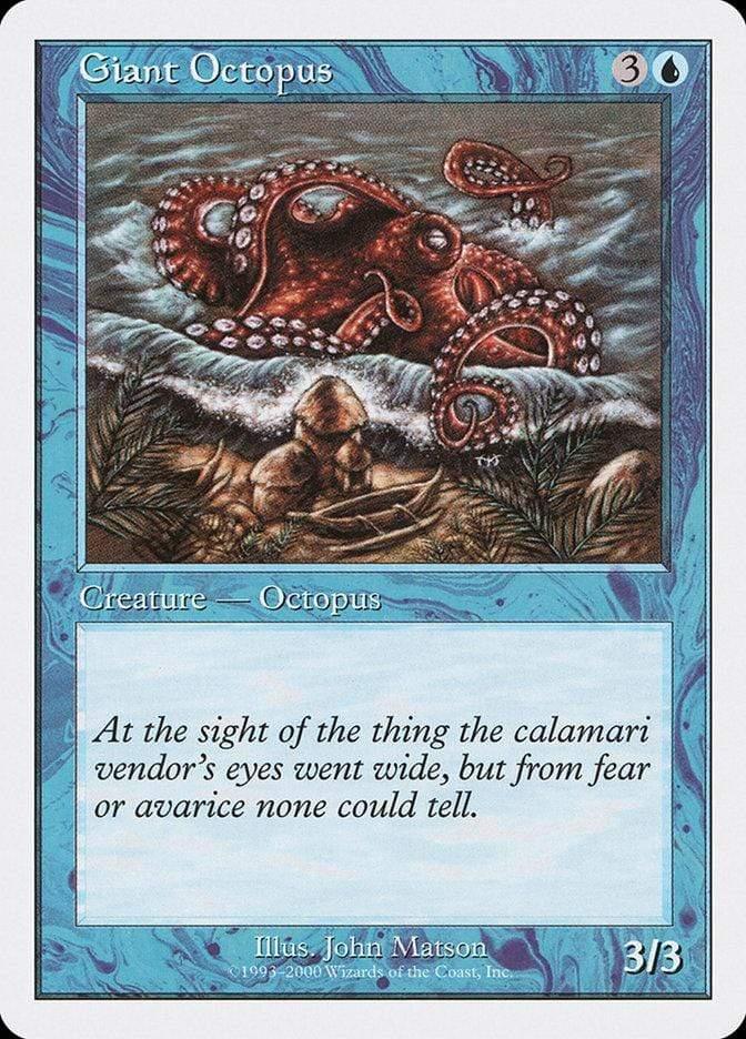 Magic: The Gathering MTG Single Giant Octopus [Starter 2000]