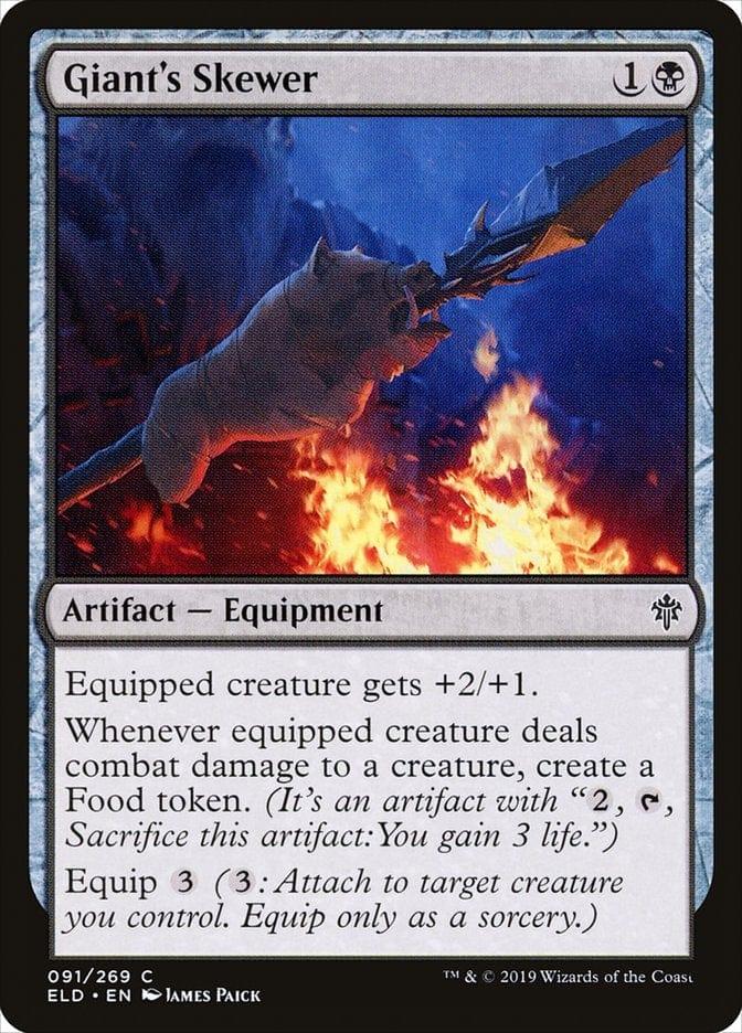 Magic: The Gathering MTG Single Giant's Skewer [Throne of Eldraine]