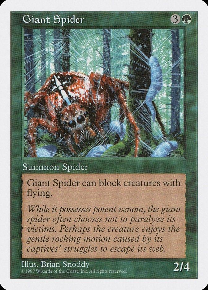 Magic: The Gathering MTG Single Giant Spider [Fifth Edition]