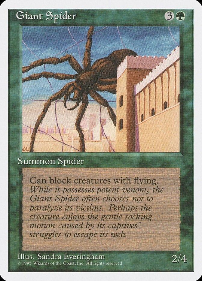 Magic: The Gathering MTG Single Giant Spider [Fourth Edition]
