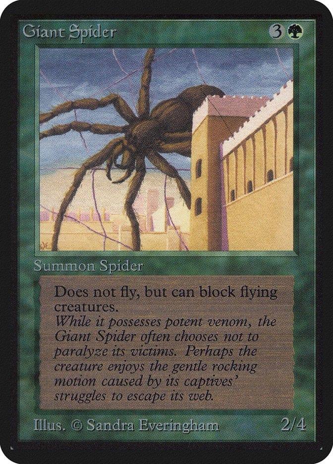 Magic: The Gathering MTG Single Giant Spider [Limited Edition Alpha]