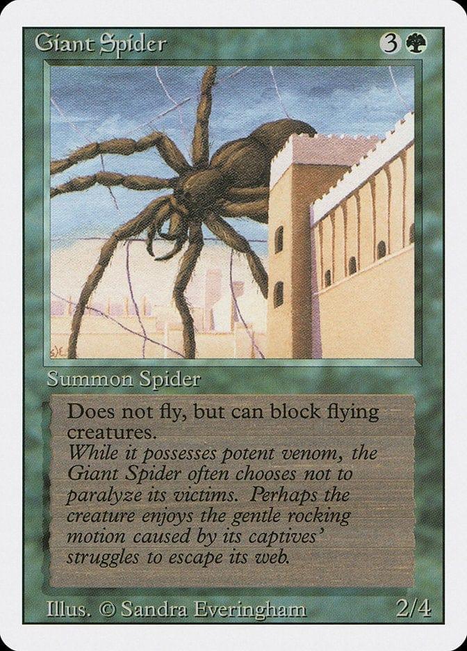Magic: The Gathering MTG Single Giant Spider [Revised Edition]