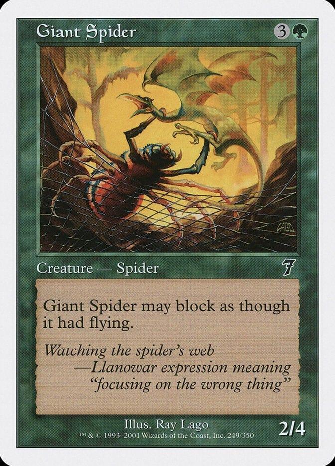 Magic: The Gathering MTG Single Giant Spider [Seventh Edition]