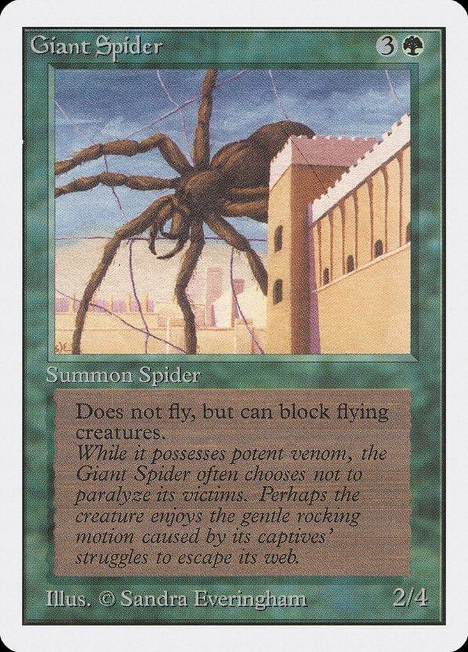 Magic: The Gathering MTG Single Giant Spider [Unlimited Edition]