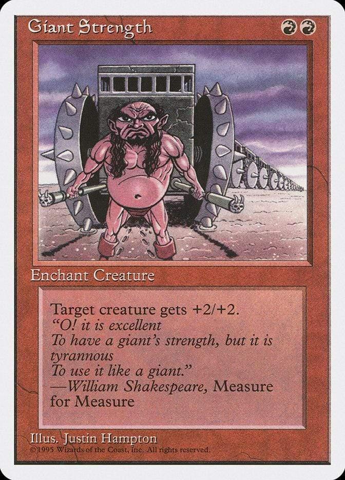 Magic: The Gathering MTG Single Giant Strength [Fourth Edition]