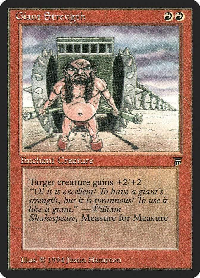 Magic: The Gathering MTG Single Giant Strength [Legends]