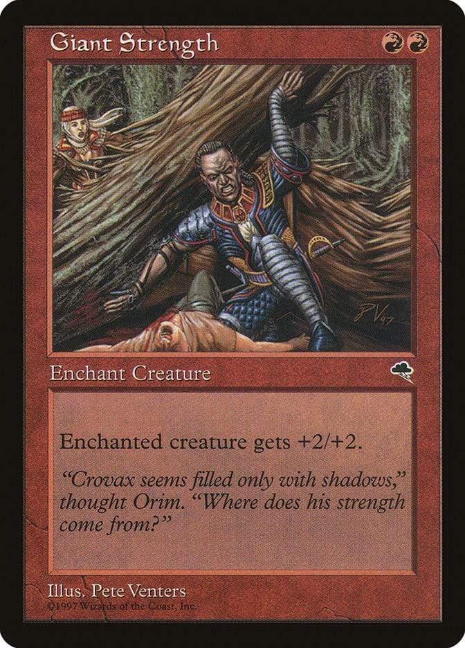 Magic: The Gathering MTG Single Giant Strength [Tempest]