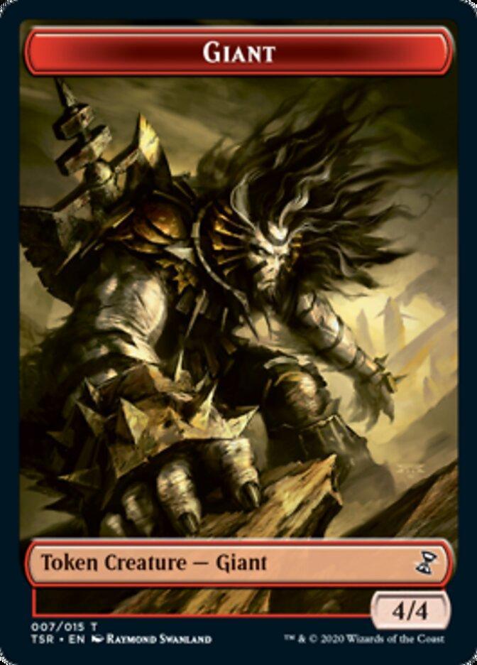 Magic: The Gathering MTG Single Giant Token [Time Spiral Remastered Tokens]