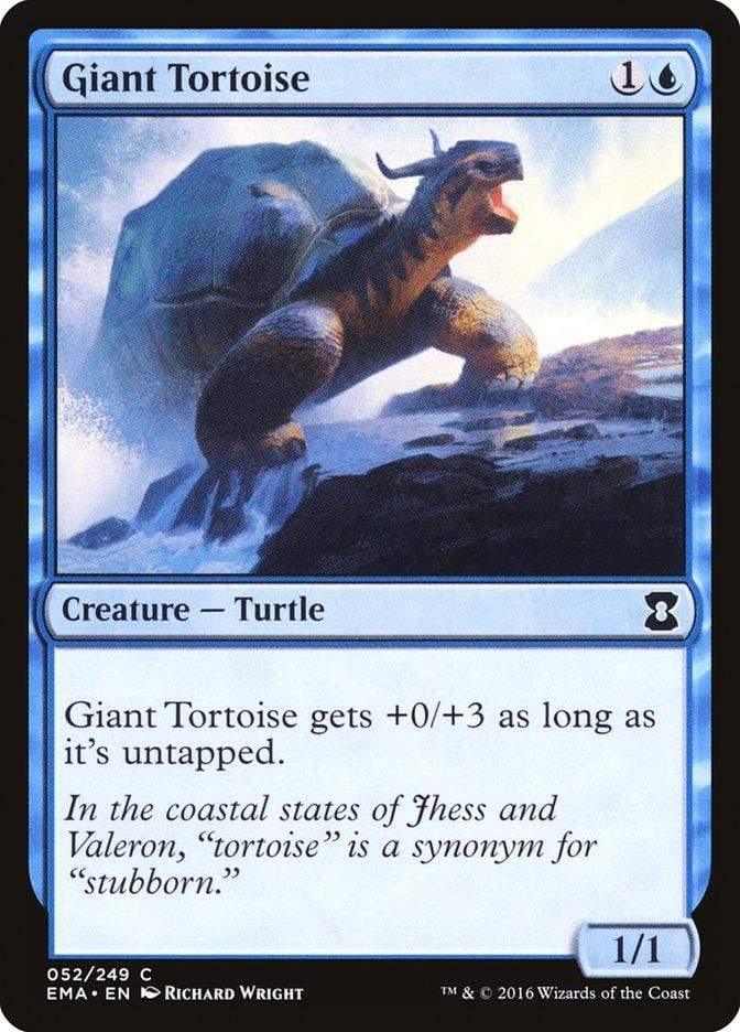 Magic: The Gathering MTG Single Giant Tortoise [Eternal Masters]
