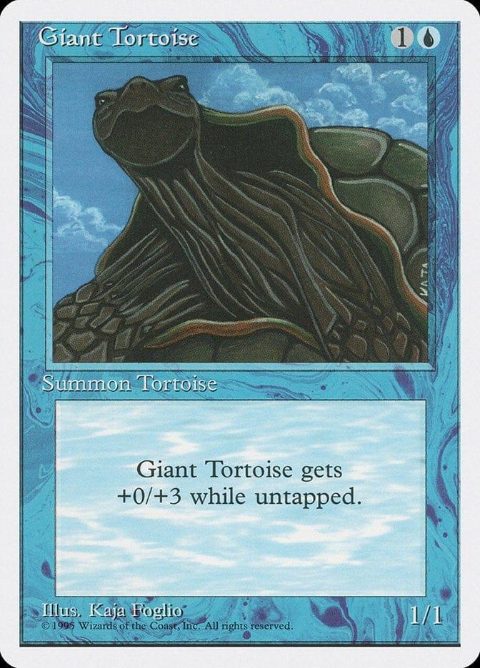 Magic: The Gathering MTG Single Giant Tortoise [Fourth Edition]