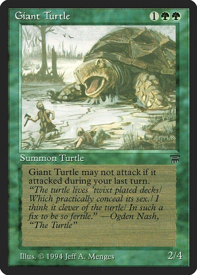 Magic: The Gathering MTG Single Giant Turtle [Legends]