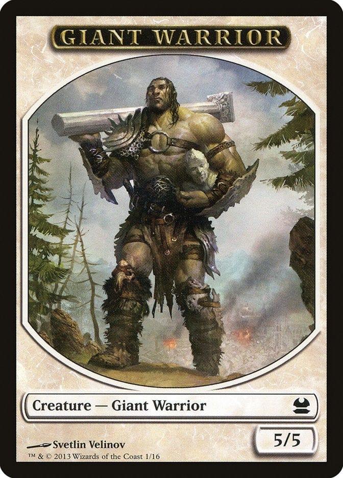 Magic: The Gathering MTG Single Giant Warrior [Modern Masters Tokens]