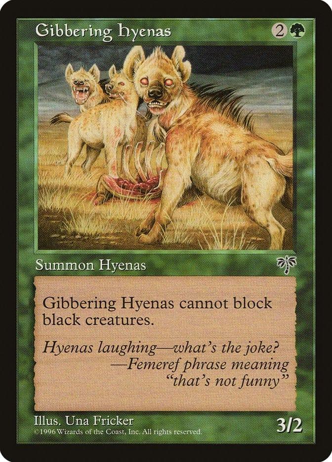Magic: The Gathering MTG Single Gibbering Hyenas [Mirage]
