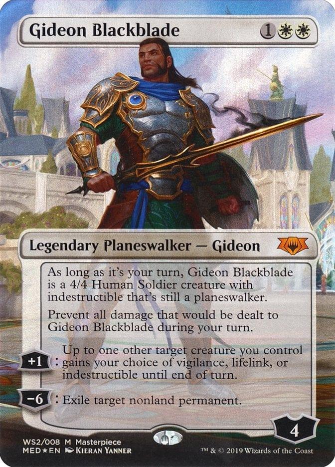 Magic: The Gathering MTG Single Gideon Blackblade [Mythic Edition]
