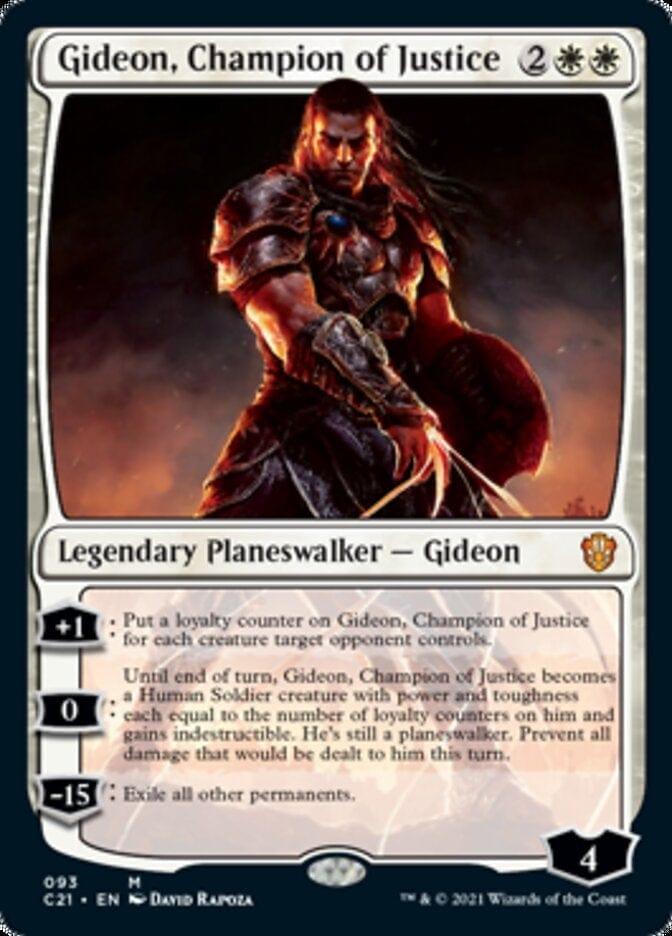 Magic: The Gathering MTG Single Gideon, Champion of Justice [Commander 2021]