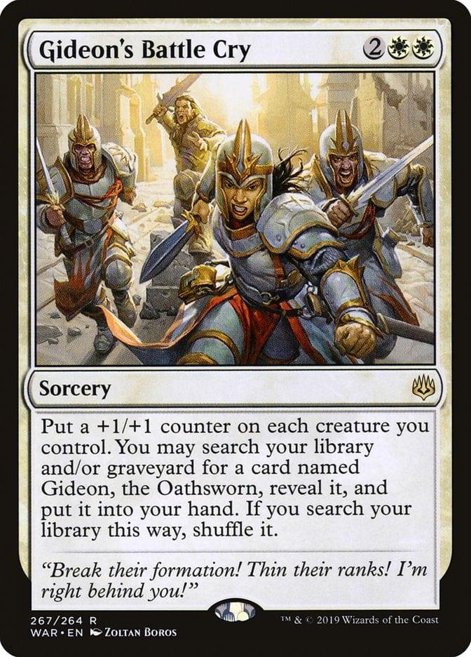 Magic: The Gathering MTG Single Gideon's Battle Cry [War of the Spark]
