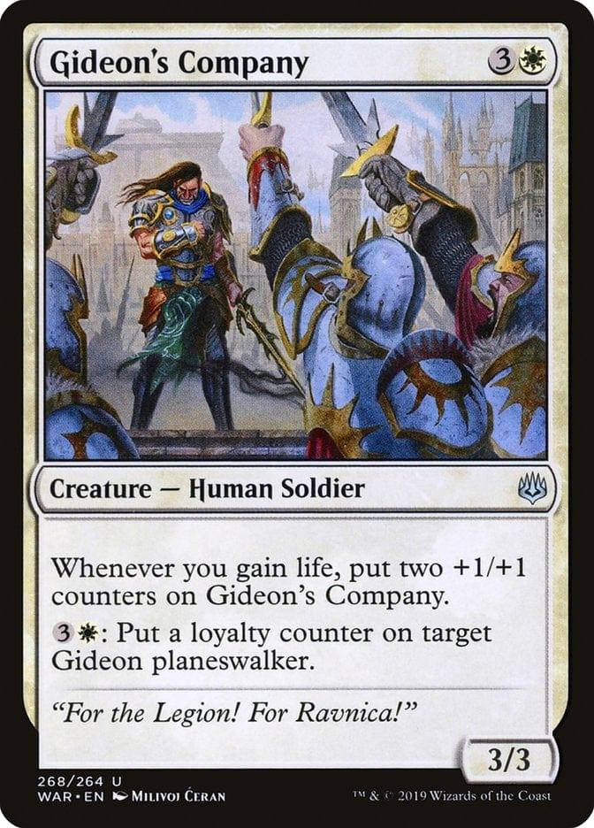 Magic: The Gathering MTG Single Gideon's Company [War of the Spark]