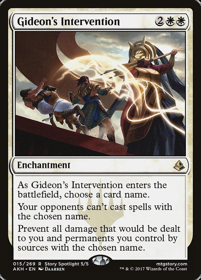Magic: The Gathering MTG Single Gideon's Intervention [Amonkhet]