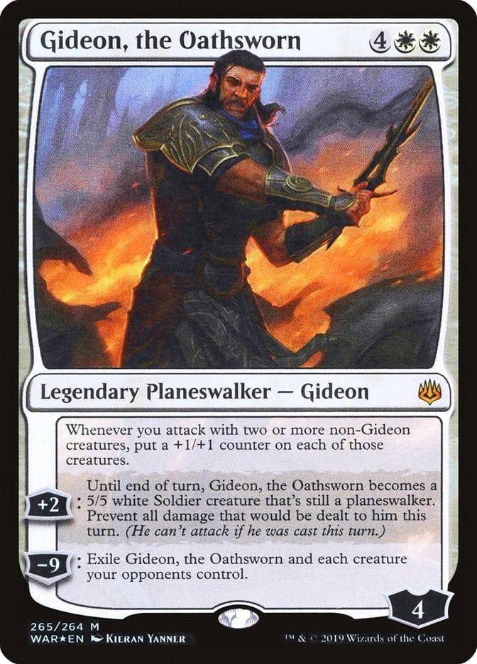 Magic: The Gathering MTG Single Gideon, the Oathsworn [War of the Spark]