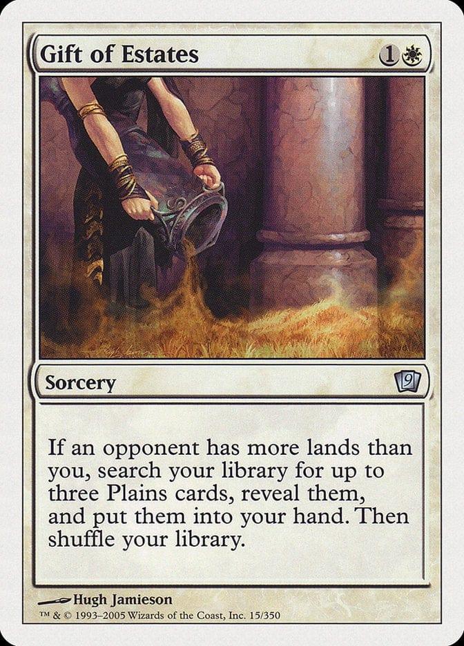 Magic: The Gathering MTG Single Gift of Estates [Ninth Edition]