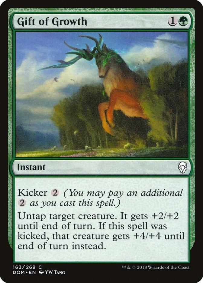 Magic: The Gathering MTG Single Gift of Growth [Dominaria]