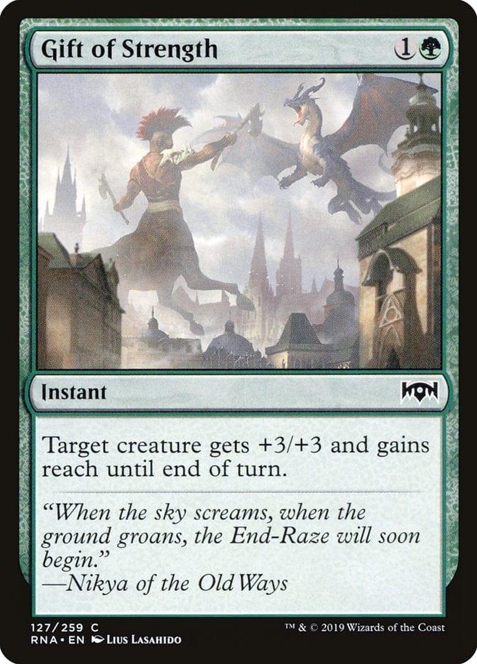 Magic: The Gathering MTG Single Gift of Strength [Ravnica Allegiance]