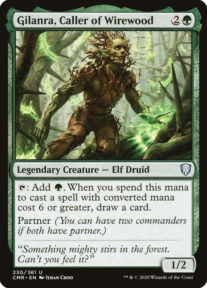 Magic: The Gathering MTG Single Gilanra, Caller of Wirewood [Commander Legends]
