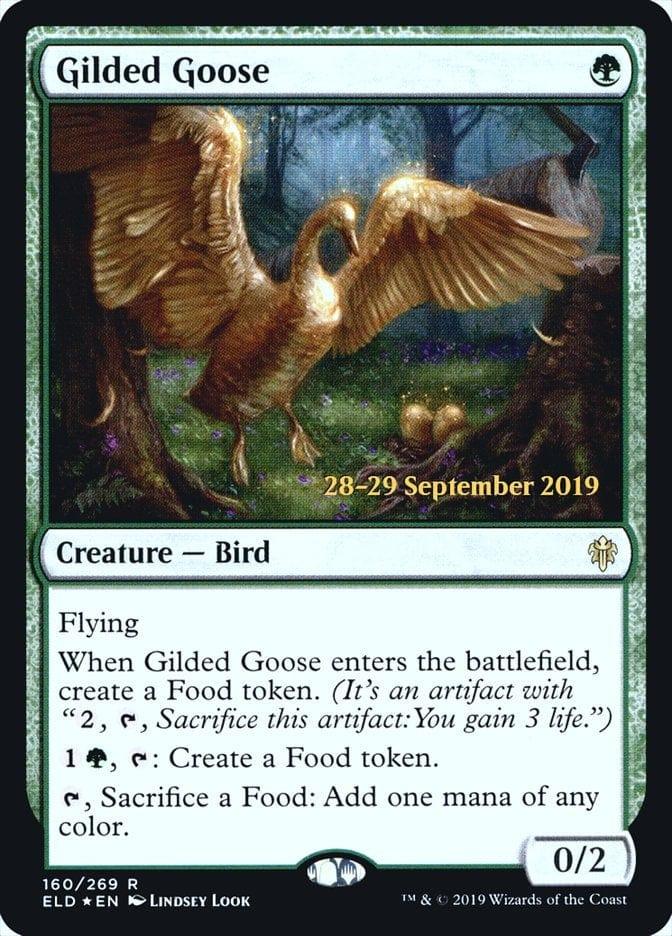 Magic: The Gathering MTG Single Gilded Goose  [Throne of Eldraine Prerelease Promos]