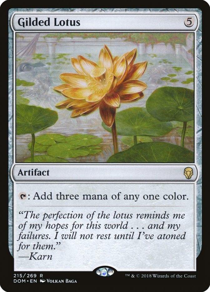 Magic: The Gathering MTG Single Gilded Lotus [Dominaria]