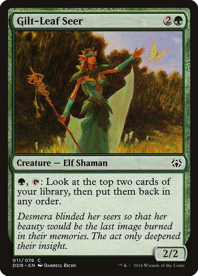 Magic: The Gathering MTG Single Gilt-Leaf Seer [Duel Decks: Nissa vs. Ob Nixilis]