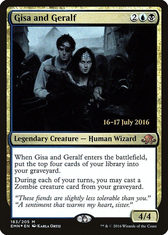 Magic: The Gathering MTG Single Gisa and Geralf  [Eldritch Moon Prerelease Promos]