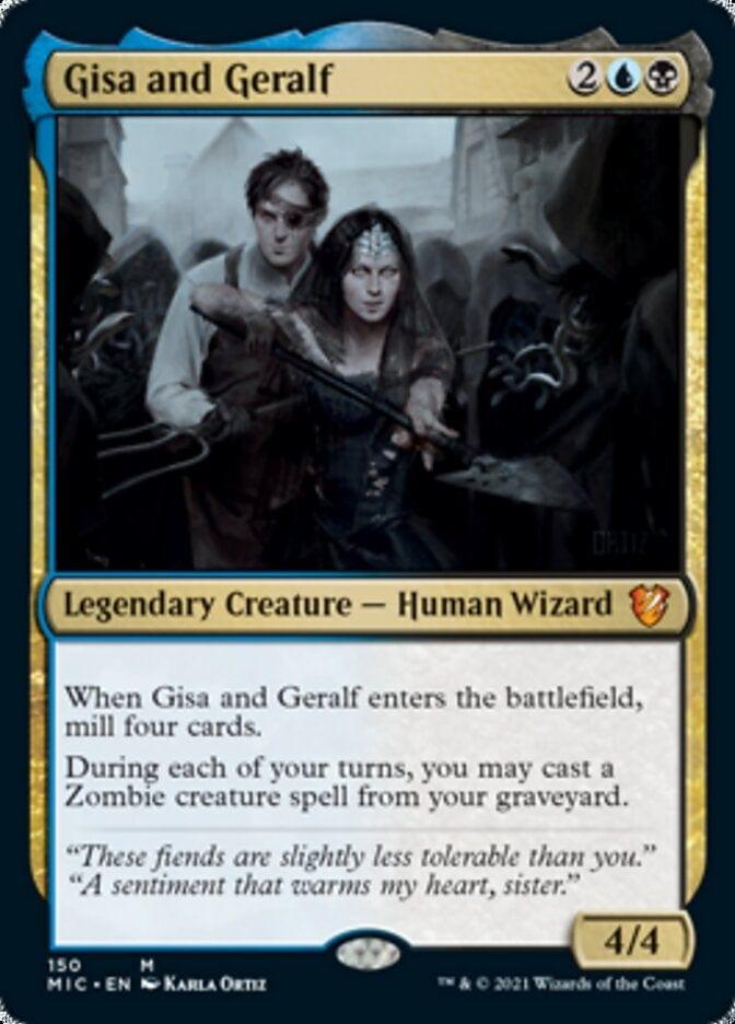 Magic: The Gathering MTG Single Gisa and Geralf [Innistrad: Midnight Hunt Commander]