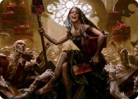 Magic: The Gathering MTG Single Gisa, Glorious Resurrector Art Card [Innistrad: Midnight Hunt Art Series]